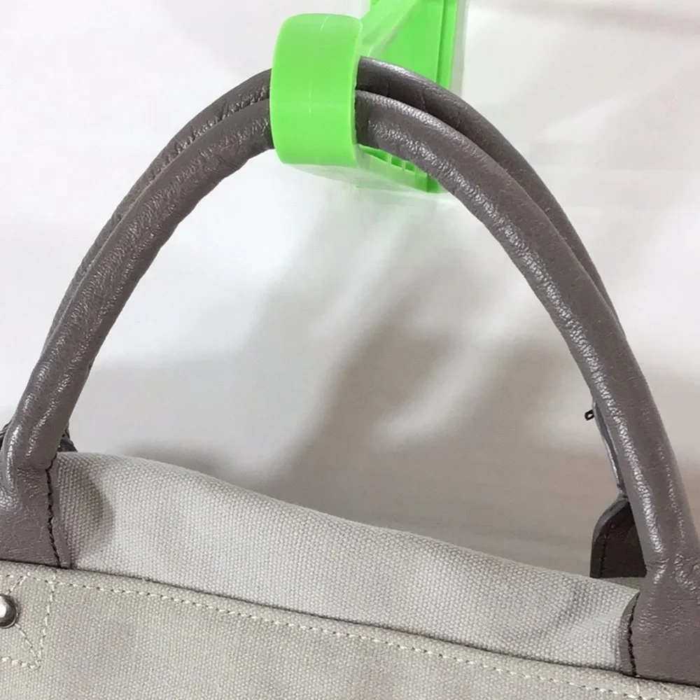Mona B mens upcycled military tent messenger bag NWT